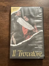 Il Trovatore Guiseppe Verdi HI-FI VHS 1985 Home Vision Films Sealed