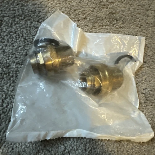 1” Bras Barb Insert - Set Of 2 - Climate Master 8733805829 For Geothermal NEW!