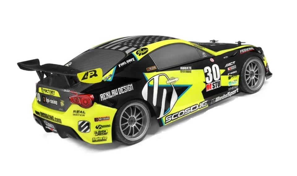 HPI 120090 E10 Michele Abbate Touring Car 4WD BRUSHED GRRRACING 1/10 - Immagine 2 di 4