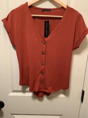 Womens Juniors Notebuk Shirt Top Blouse Size S Small