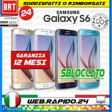 S44_SMARTPHONE SAMSUNG GALAXY S6 32GB BLU BLUE ANDROID LCD NON FUNZIONA LEGGI