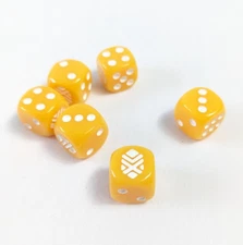 POKEMON TCG Lot Of 6 12mm D6 Dice GUARDIANS RISING ELITE TRAINER DAMAGE DICE