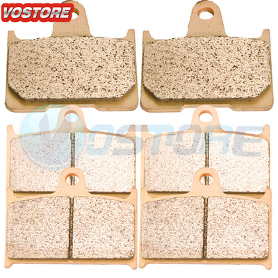 Front Rear Sintered Brake Pads Fits 2003 2004 2005 MZ MUZ 1000 S Motorcycle