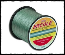 trecciato kevlar ercole 300m pesca carpfishing siluro spinning treccia filo