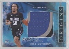 2020-21 Panini Origins Rookie Jumbo Jerseys Turquoise 23/25 Cole Anthony 7y2