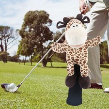 Plush Golf Wood DriverHeadcover Guard Replacement Cute Giraffe Golf Club Head