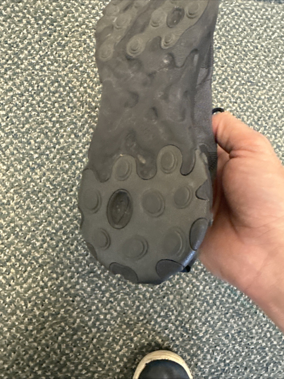 Nike React Element 55 Running Shoes Triple Black … - image 6