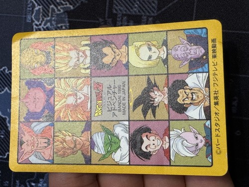 Dragon Ball Carddass 1995 Visual Adventure NO.211 PRISM Super Saiyan 3 Goku - Bild 7 von 8