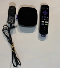 Roku 3 Media Streamer 4200X 3rd Generation, Power Cord & Remote-Tested-WORKS
