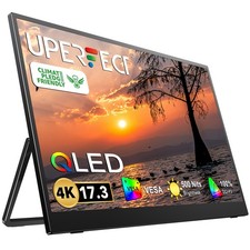 UPERFECT Portable Monitor 17.3" 60Hz 4K UHD Monitor HDMI USB C Mobile Monitors