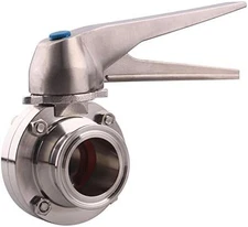 Stainless Steel Tri Clamp Butterfly Valve 1.5 Inch