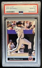 1992 Leaf Jeff Bagwell #28 Astros PSA 10 GEM MINT