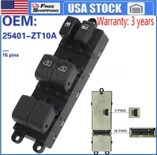 Master Power Window Control Switch For 2004-2014 Nissan Titan Cab Pickup 4-Door#