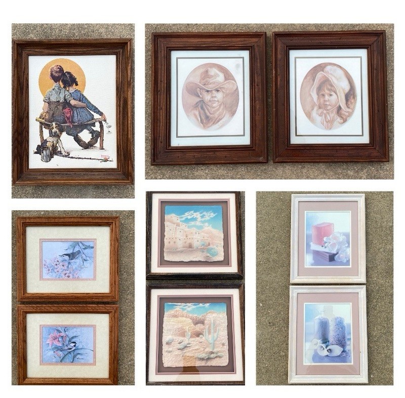 Pictures And Frames Lot