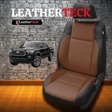 Toyota Tacoma 2016-2023 Katzkin Black Wrap Mahogany Deluxe Leather Upholstery