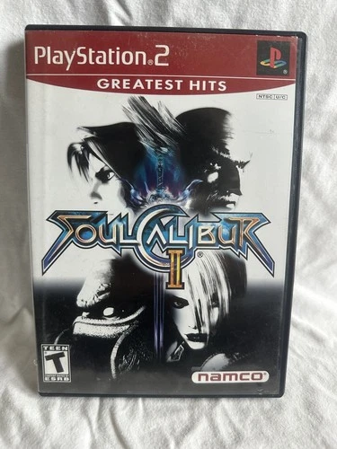 SoulCalibur II (Sony PlayStation 2, PS2) — Complete Set - Tested & Working