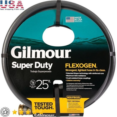 #ad #ad Durable 8 Layer Kink Resistant Hose W Brass Connections High Pressure Use $42.50