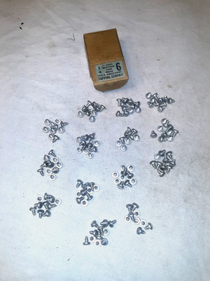 Pheoll Mfg Co Vintage 1/4'' #6 Pan Head Type A Gimlet  Point Tapping Screws