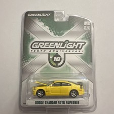 Greenlight Tenth Anniversary Yellow 2012 Dodge Charger Srt8 Superbee 164