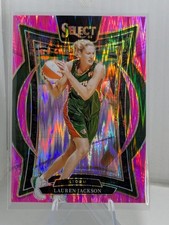 2025 Panini Select Concourse Lauren Jackson #35 Pink Flash Prizm