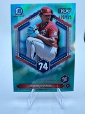 2026 Bowman Baseball - Jarlin Susana Scouts Top 100 Aqua Refractor /125
