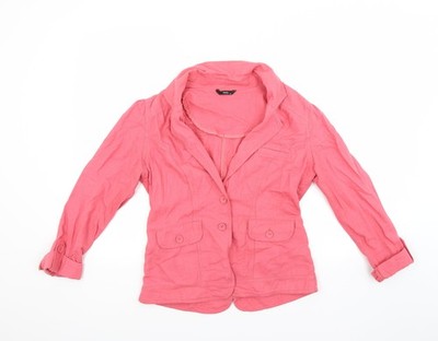 Rote Damenjacke Größe 10 von M&Co