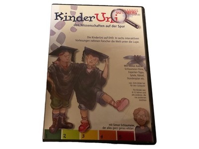 Johannes Gutenberg Uni Mainz KinderUni DVD Lernsoftware 8-12 Jahre Wissenschaft