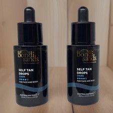 Bondi Sands Self Tan Drops -Dark- Face Body. 1.01 fl oz ea. Lot of 2