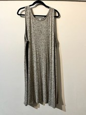 009-0038 Old Navy SL Knit Swing Heather Grey Sleeveless Tank Dress