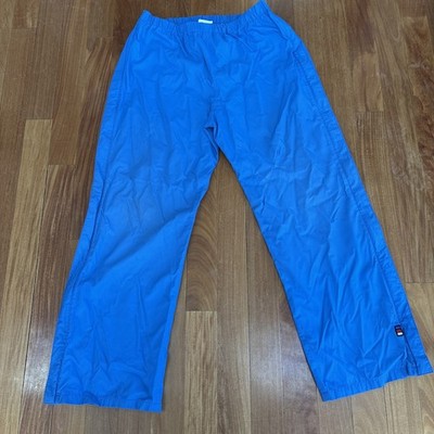 HELLY HANSEN Helly Tech Large Unisex Wind PANTS - ZIPPERED LEGS - BRIGHT BLUE