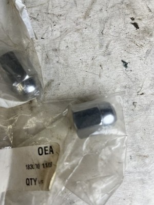 NOS Jaguar Chrome Cylinder Head Acorn Nut EAC3369 /B9.87