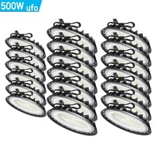 20Pack 500W UFO Led High Bay Light Industrial Commercial Warehouse Factory Light