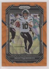 2022 Panini Prizm Orange Wave Prizm 24/60 Braxton Berrios #227 s9z