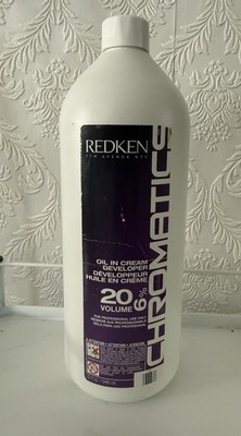 New Redken Chromatics Oil In Cream Developer 20 Volume 6%, 32 oz. Disc