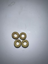 2pr used aj's HO Slot Car Yellow Silicone Tires