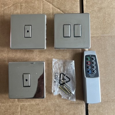 Varilight Touch Dimmer Set 2xMaster 2xSlave, V-Pro Multi-Point poliert chrom