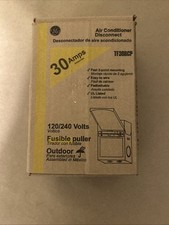 GE 30 Amp 120/240 Volt Fused AC Disconnect In Gray TF30RCP NEMA 3R