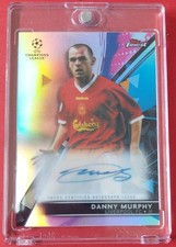 2021-22 Topps Finest UEFA Champions League Danny Murphy Auto Liverpool FC