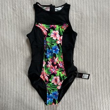 Funkita Ladies' Hi Flyer One Piece Swimsuit - Tropic Rocket  UK10 BNWT