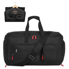 Travel Garment Duffle Bag, 2 In 1 Carry On, Hanging Suitcase, Shoe Compartment