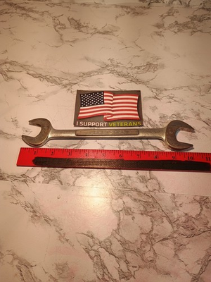 #ad VINTAGE CRAFTSMAN 15 16quot; x 1quot; DOUBLE OPEN END WRENCH =V= SERIES USA $7.95