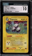 Pokemon Magneton Skyridge Holo Rare #H18 CGC 10 Gem Mint on eBay