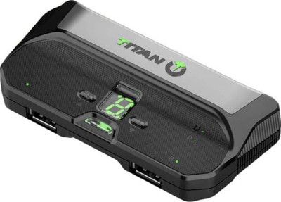 Titan Titan Two Controller Adapter Wired USB Black Silver Plastic with Cable