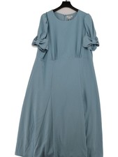Monsoon A-Line Midi Dress UK22 in Blue