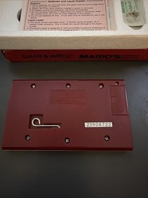BOXED Mario Cement Factory NINTENDO Game & Watch VINTAGE 1983 Handheld RETRO