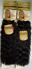 100 Human Braiding Hair by Encore, French Bulk, 16"Long, 2-Pack Bundle Deal. 1B