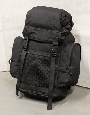 British Army - Military Black Field Pack Day Sack 30L Rucksack Bergen Backpack