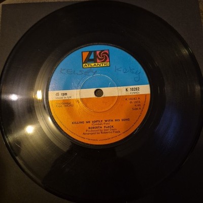 Roberta Flack - Killing Me Softly With His Song - 7  Vinyl Single - Free UK Post