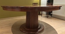 Large Round Teak Dining Table Seats 8-10