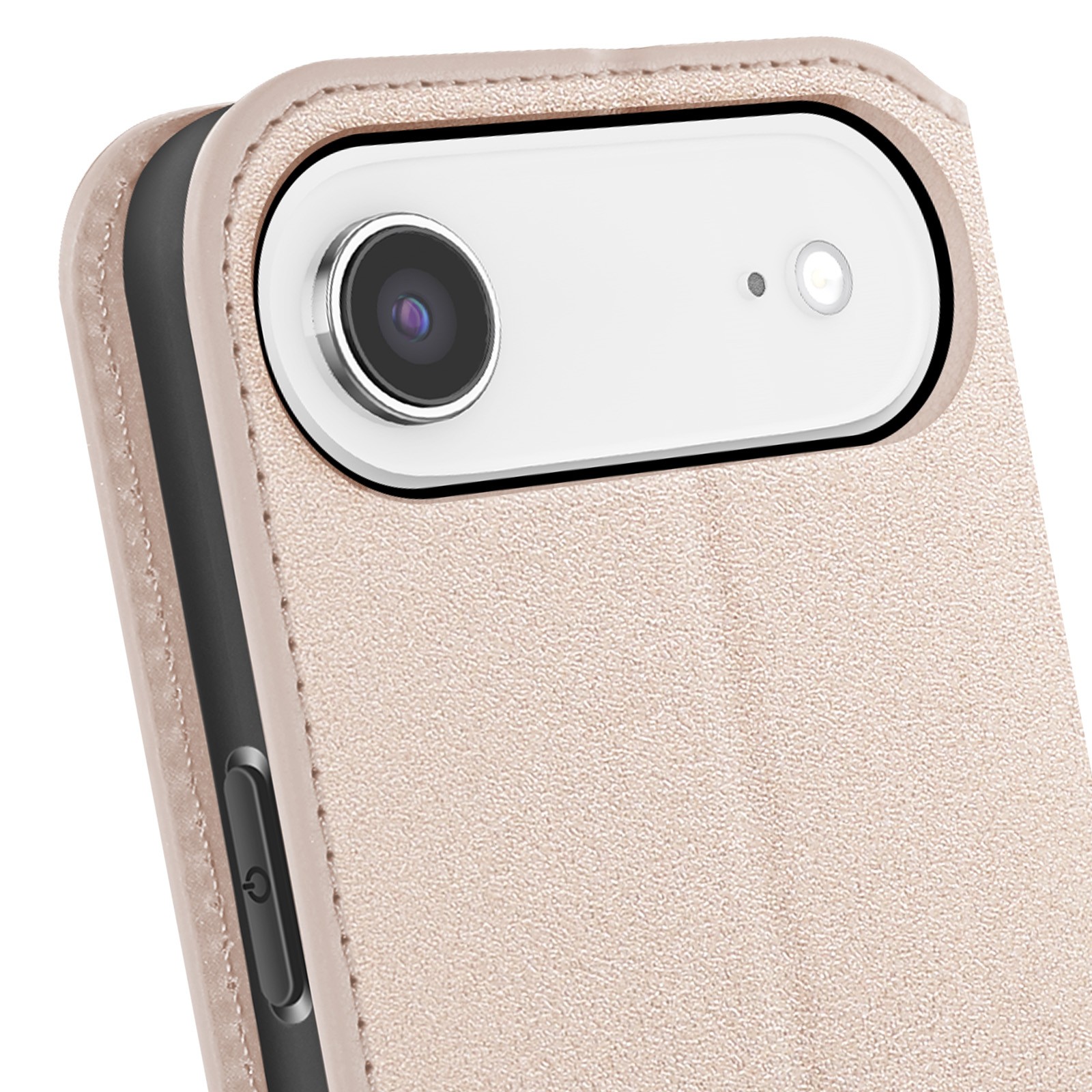 Étui iPhone Air Pliable Anti-Rayures avec Rangement de Carte Or - 4